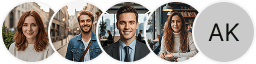 Multiple investor profile avatars on Bexlow Prime trading review block